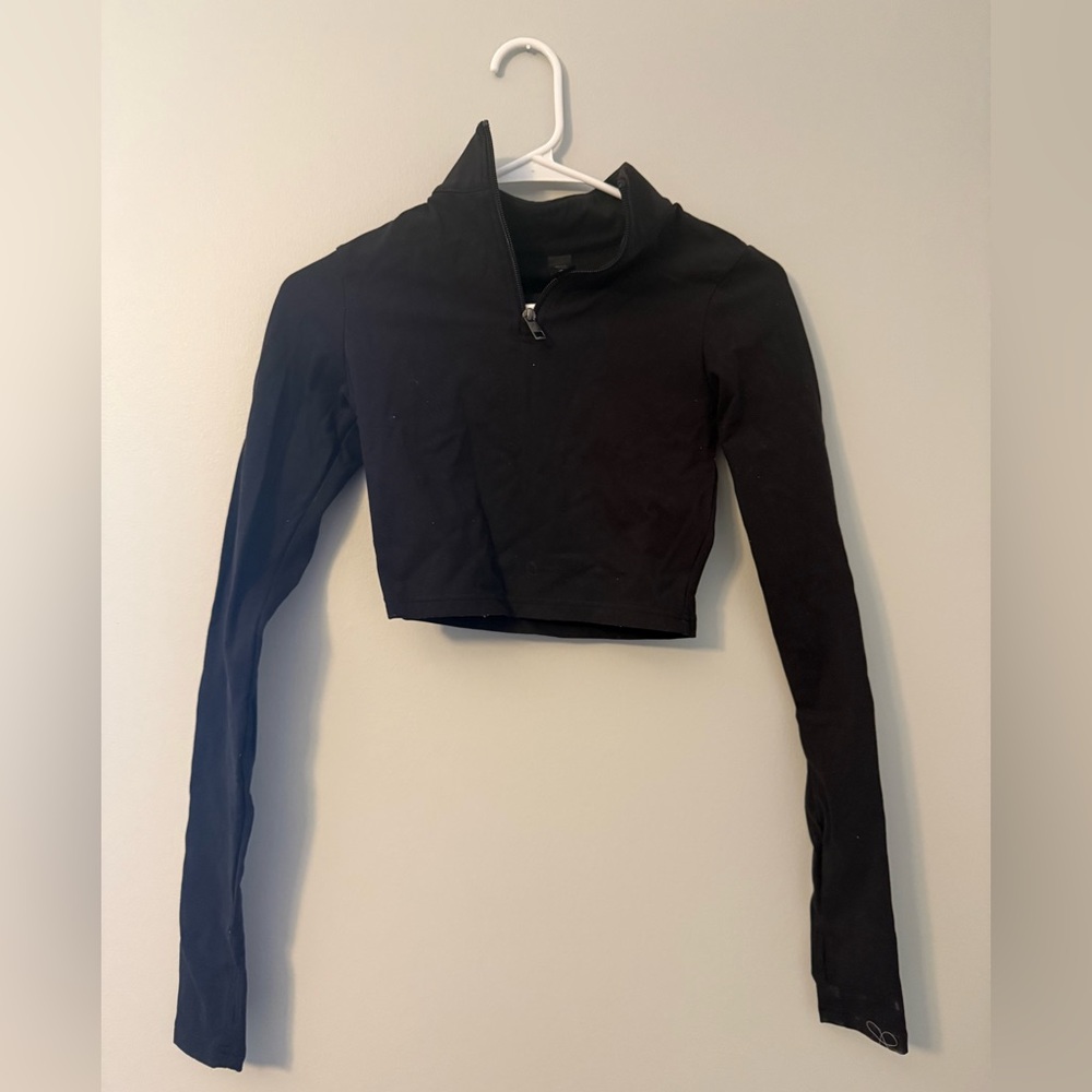 Balance Athletica Crop Quarter Zip Long Sleeve